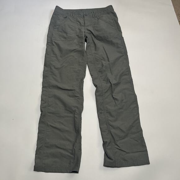 The North Face Hiking Pants Horizon 2.0 Womens Size 4 Gray Roll Up Leg - Picture 2 of 10
